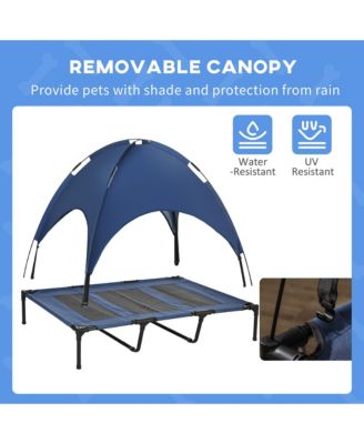 Elevated Pet Bed Dog Foldable Cot Tent Canopy Inst Shelter,