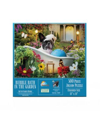 Bubble Bath in the Garden 500 piece Jigsaw Puzzle for Adults
