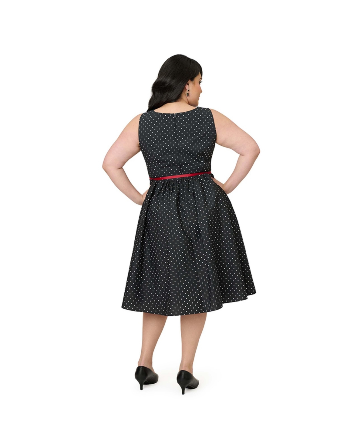 Smak Parlour Plus Size Tulip Pocket Swing Dress