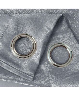 Roxy Two Tone Jacquard Grommet Single Panel - 54x90", Charcoal