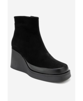 Women's Livia Leather Wedge Boot