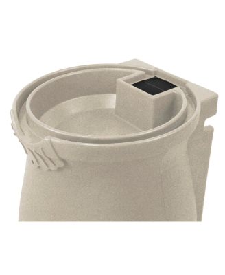 RWURN50-SAN 50 Gallon Rain Water Saver Wizard Barrel Urn, Sandstone