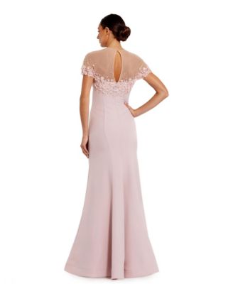 Women's Mermaid Crepe Gown