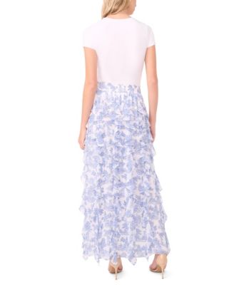 Women's Smocked Waist Maxi Skirt