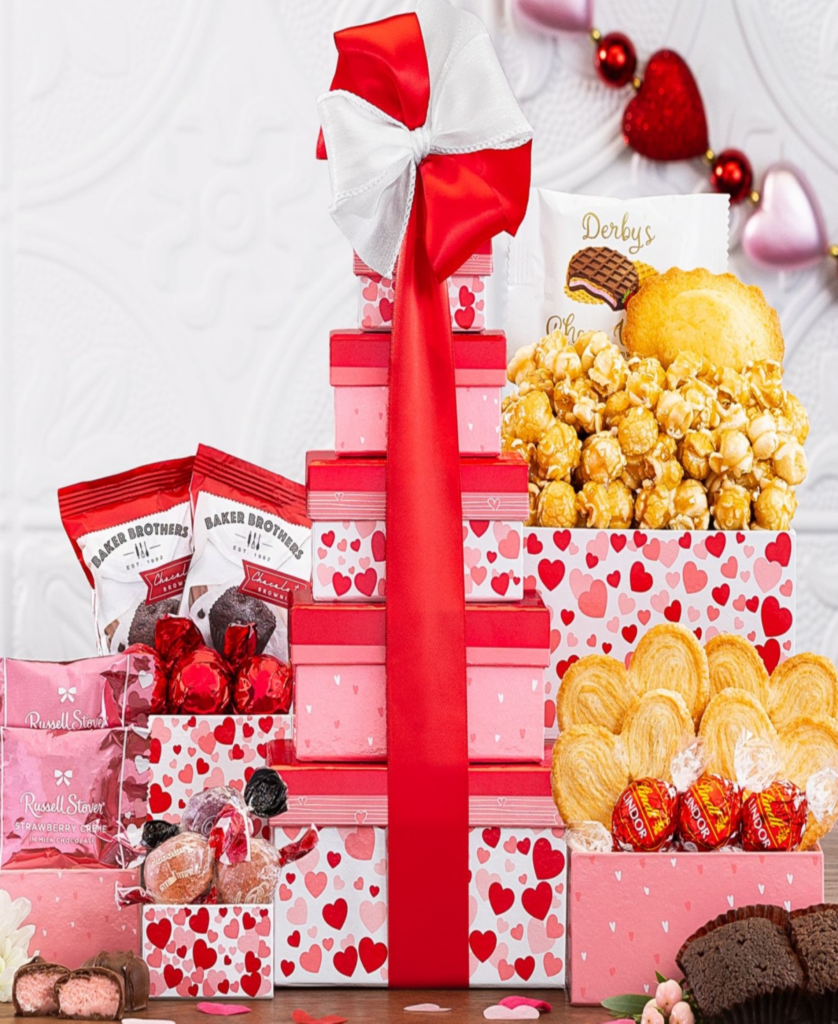 Wine Country Gift Baskets Valetine's Day Chocolate Gift Tower, 10-Pc.