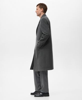 Men's Long Wool Coat