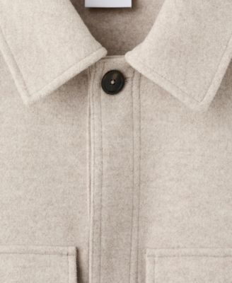 Men's Pockets Flannel Overshirt