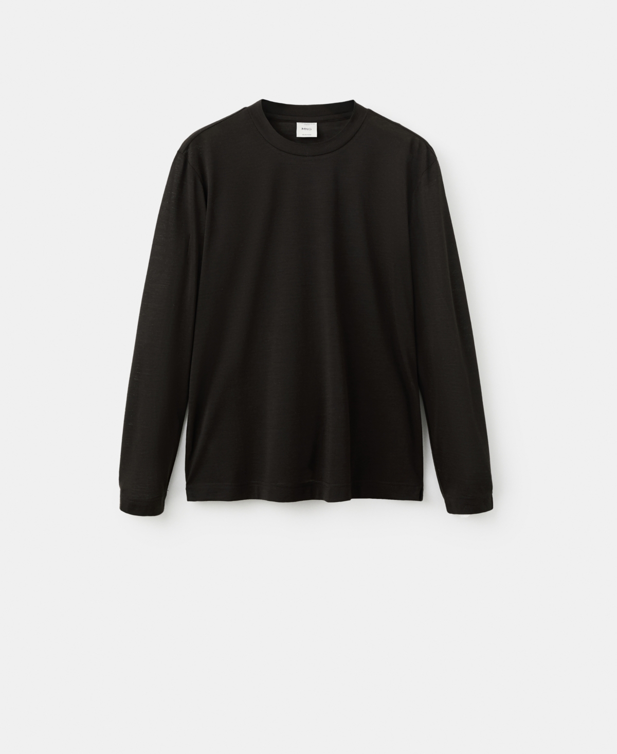 Mango Men's Slim-Fit Wool-Blend T-Shirt