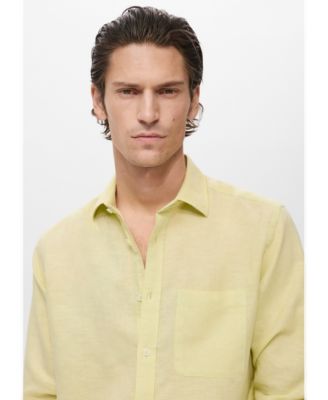 Men's Pocket Linen Shirt