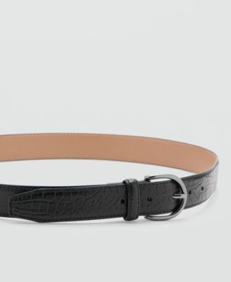 Men's Beaten Leather Belt