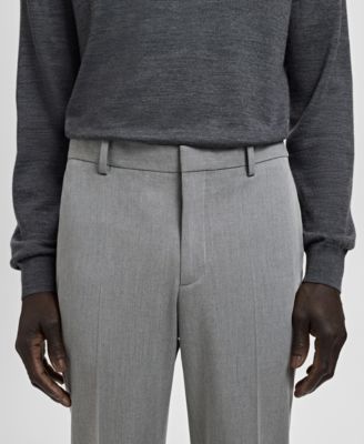 Men's Stretch Fabric Super Slim-Fit Suit Pants