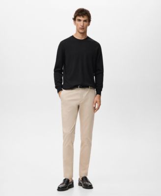 Men's Wool Round-Neck Sweater