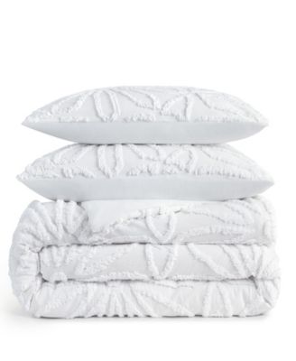 Chenille Medallion 3-Pc. Duvet Cover Set, King