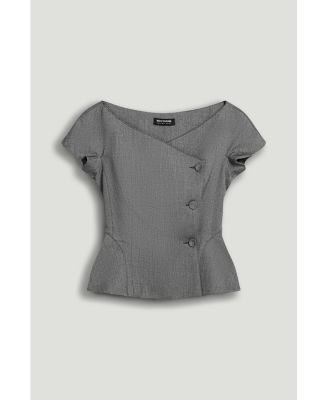Women's Double-Breasted V-Neck Tailored Vest