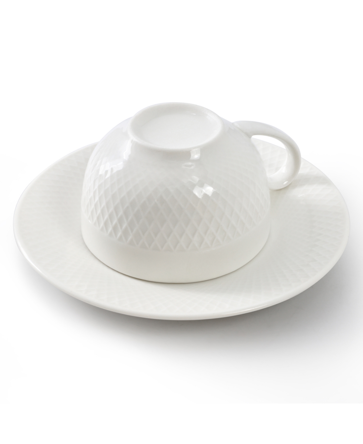 Elama Luna 12-Pc. Espresso Cup & Saucers, Service For 6