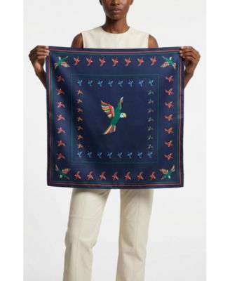 Sky Parade Double Sided Silk Scarf
