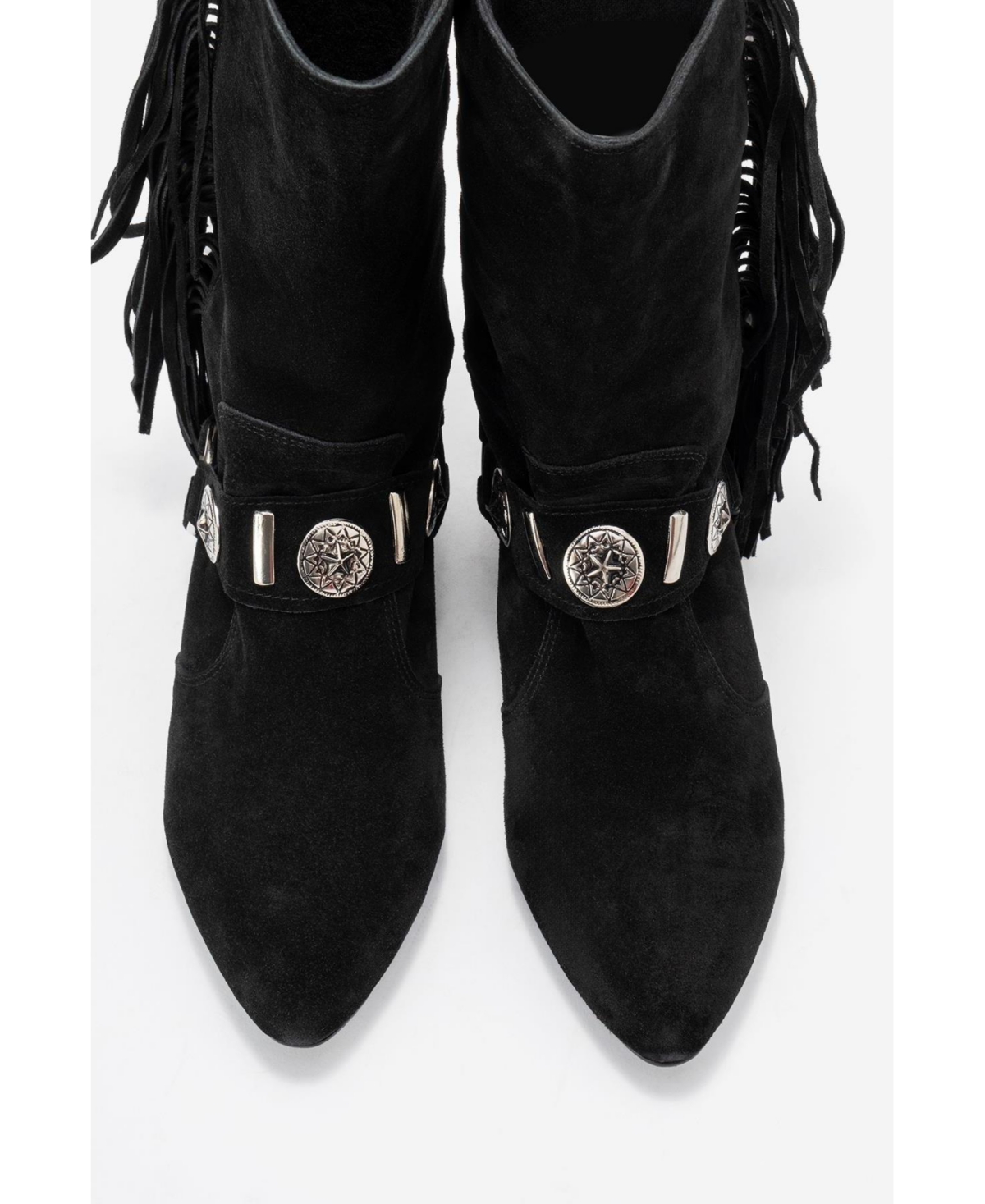 Forever & Always Shoes Women's Selora Leather Buckle Western Boot