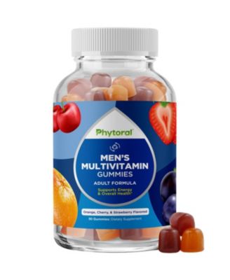 Men Multivitamins Gummies, Orange, Cherry, Strawberry, 90ct