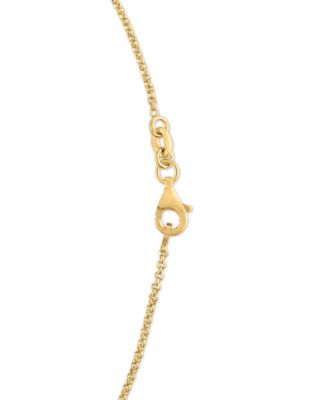 Garnet (2-3/8 ct. t.w.) Polished Heart Lariat Necklace in 14k Gold Over Sterling Silver (Also Available in Citrine)