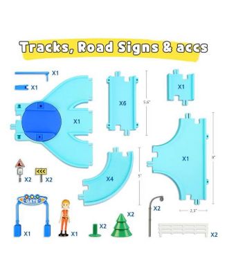 Exclusive Transforming Headquarters Playset – Emergency Rescue Center & Race Track for Die-Cast Cars (Die-Cast Cars not included)