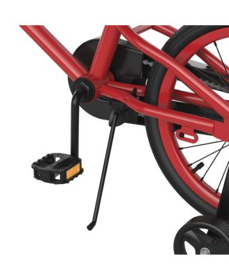 18 Feet Kids Bike with Removable Training Wheels-Red