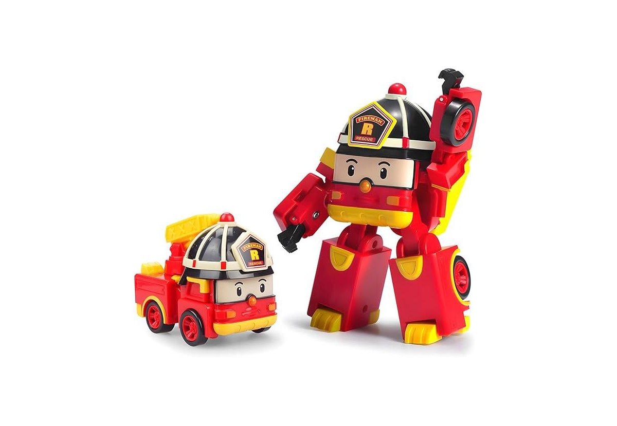 Robocar Poli 4" Transforming Robot Fire Truck
