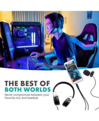 TCB1 3.5mm TRS (Female) Microphone to TRRS (Male) Smartphone Adapter