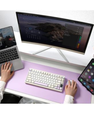 AL80 Wireless Mechanical Keyboard,Full Aluminum CNC, Smart LCD Display,Hot Swappable Gasket Mount 75% Layout