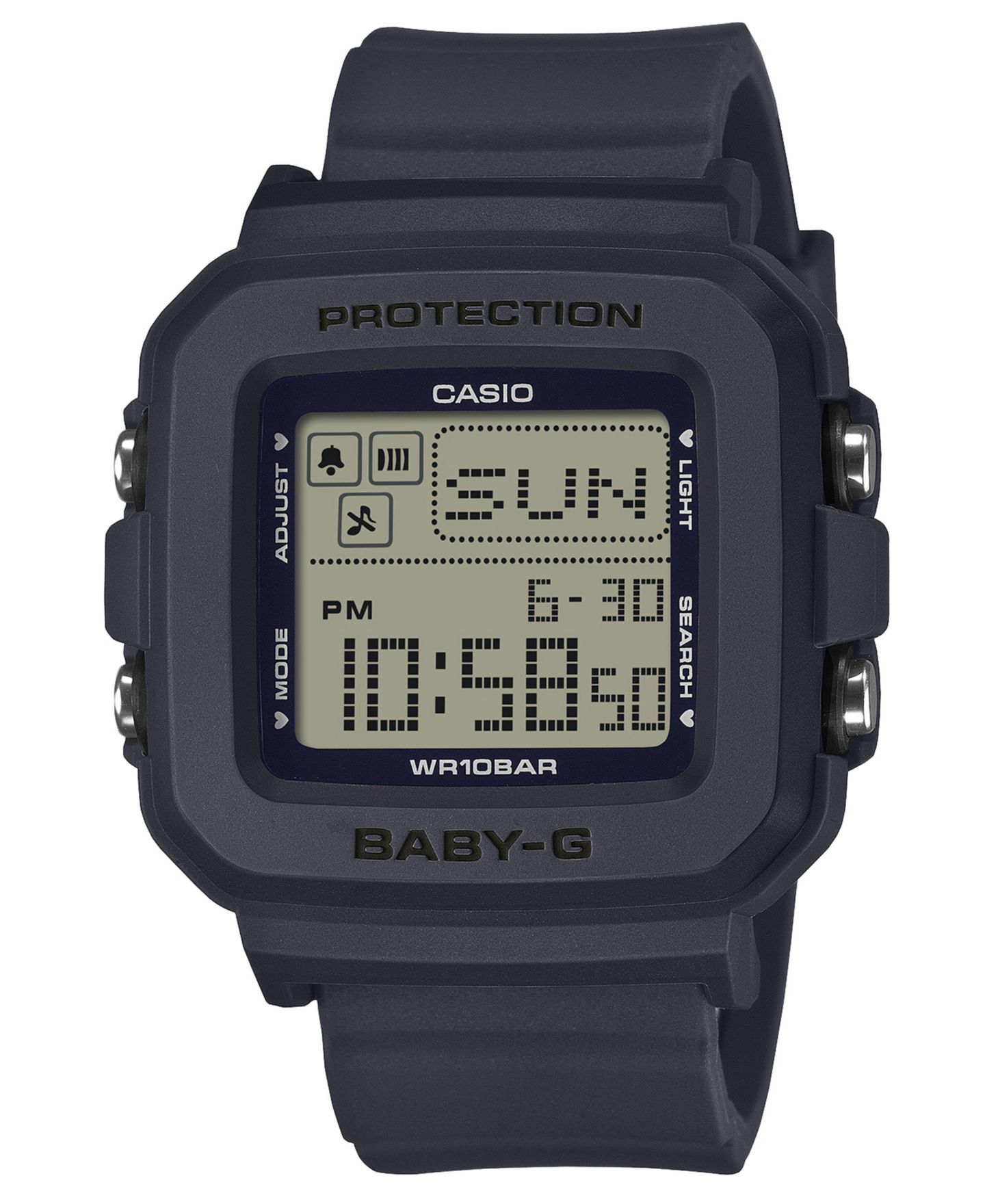 Женские часы G-Shock Japanese Quartz Baby G Navy Blue Resin Watch 39mm — фото 1