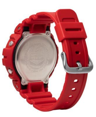 Men's Japanese Quartz Red Resin Watch 50mm