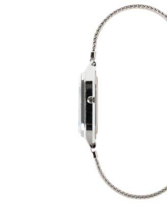 Unisex Japanese Quartz Silver-Tone Watch 29.8mm