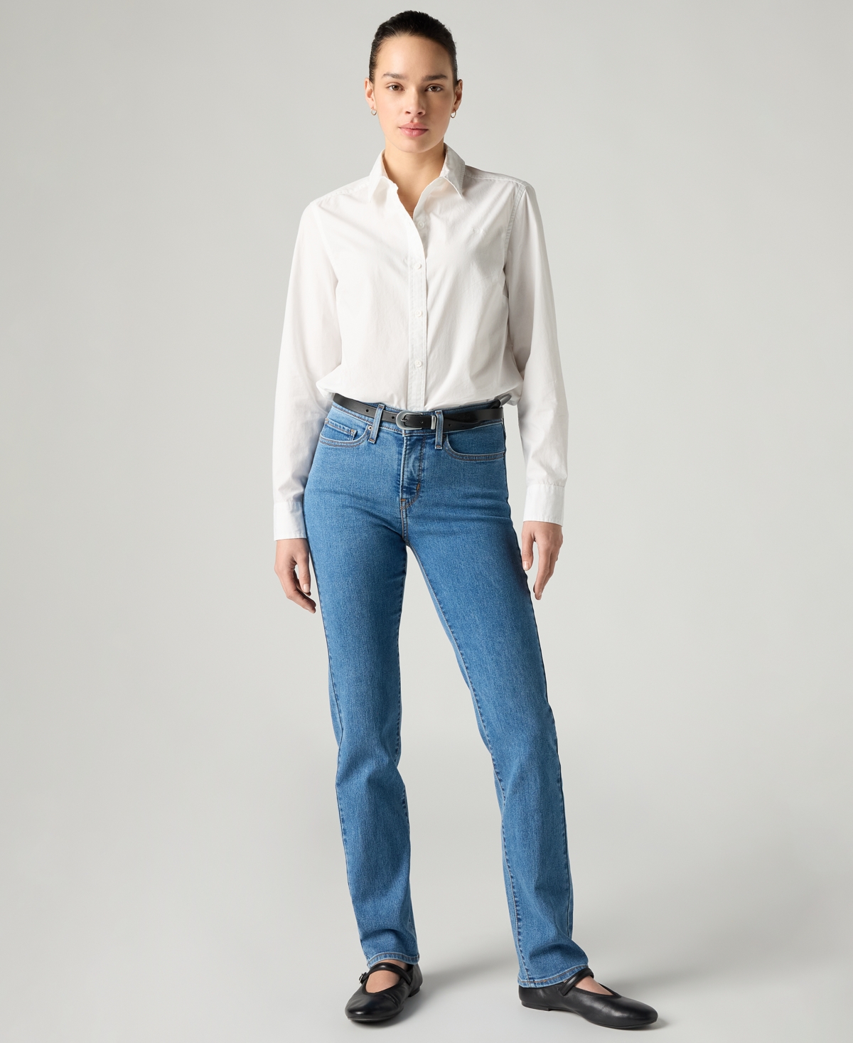 Levi's Juniors' Shaping Straight Leg Jeans