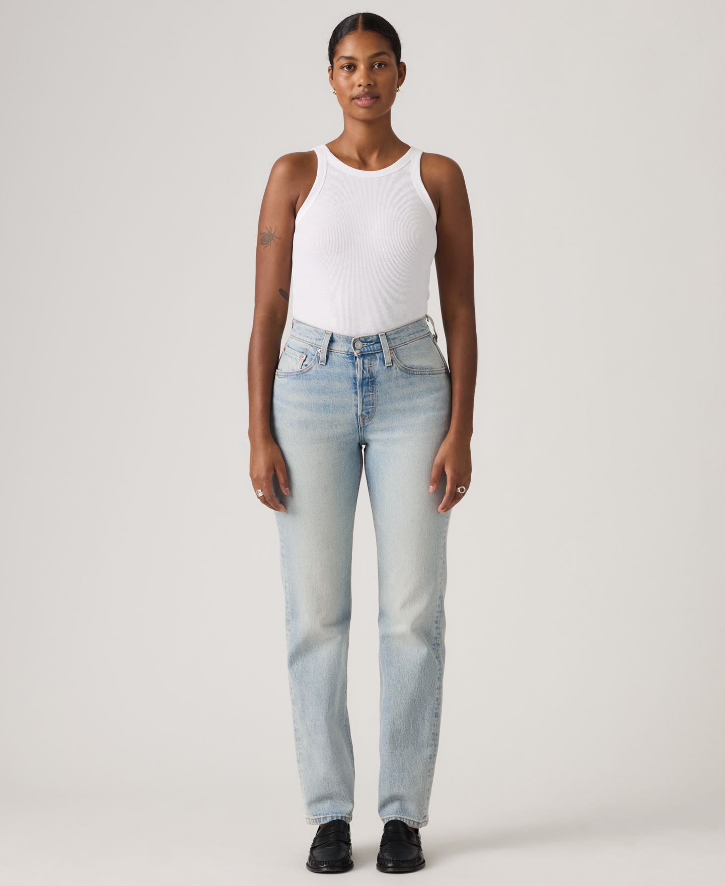 Женские джинсы Levi's 501 Curve High-Rise Straight-Leg, цвет: Heart Music No Dx — фото 2
