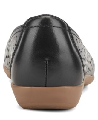 Women's Bentlee Cutout Leather Slip-On Ballet Flats