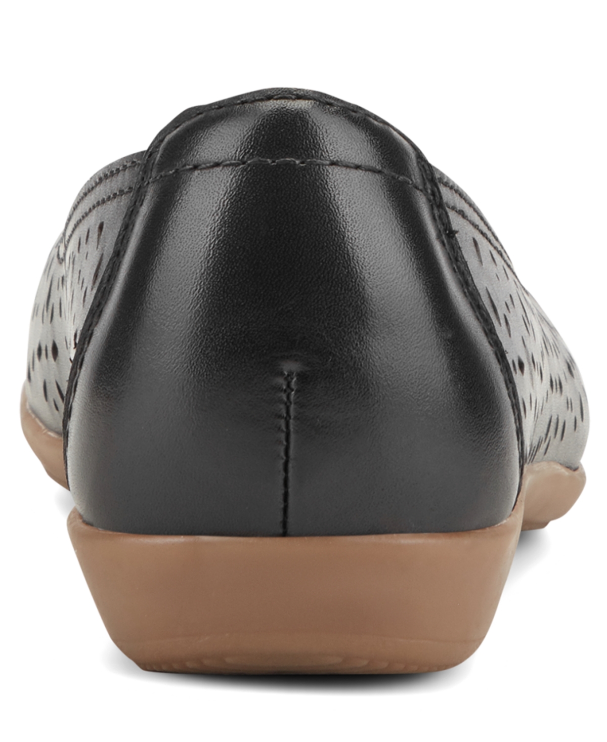 Earth Women's Bentlee Cutout Leather Slip-On Ballet Flats