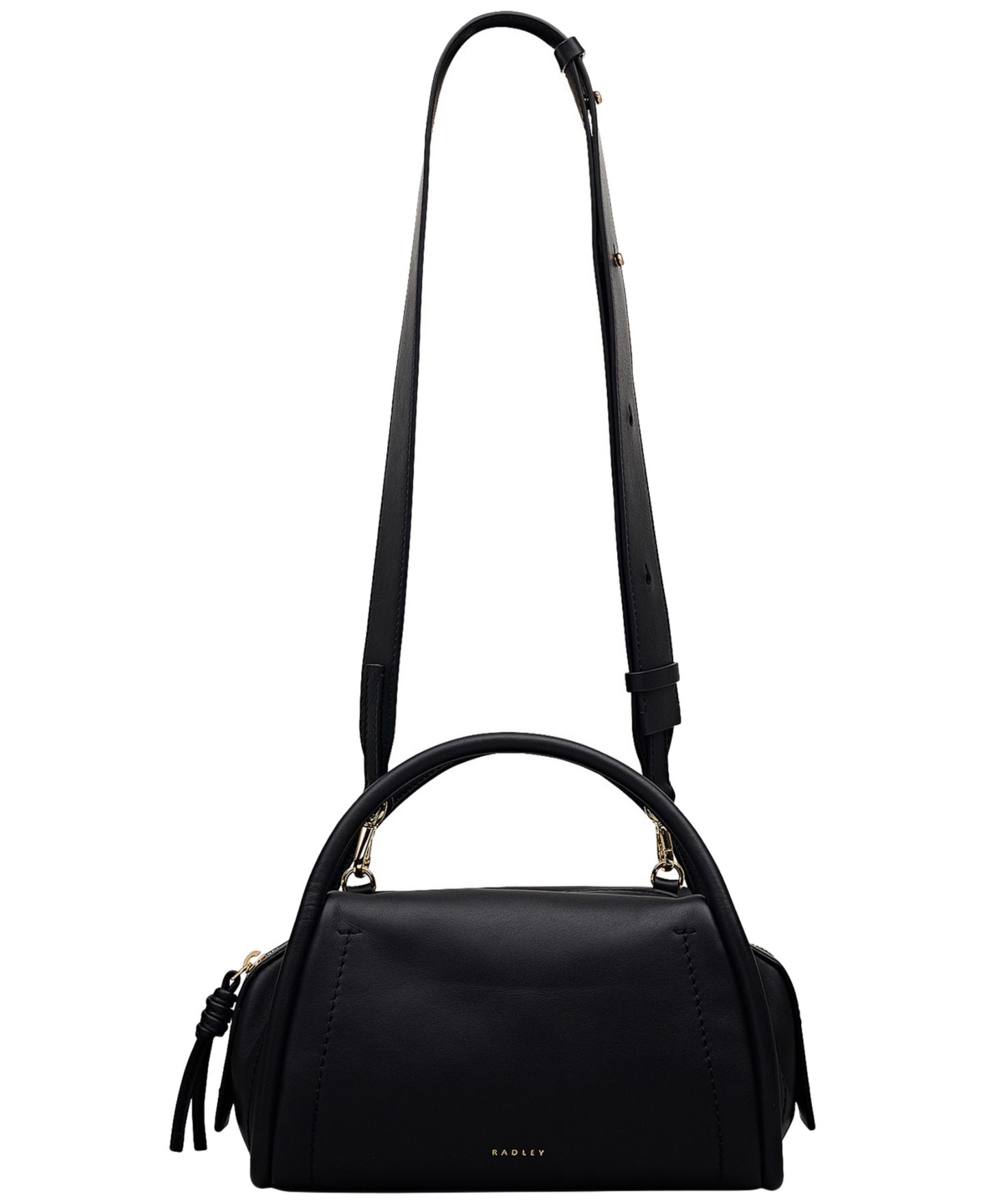 Женская сумка Radley London The Golborne Small Ziptop Grab Satchel, цвет: Чёрный — фото 1