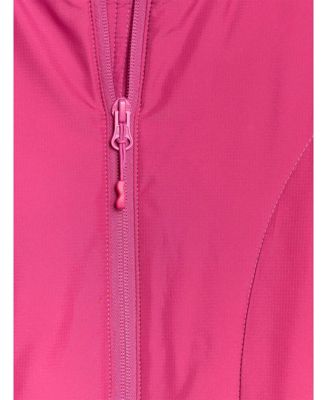 Women's down jacket with synthetic filling - pink