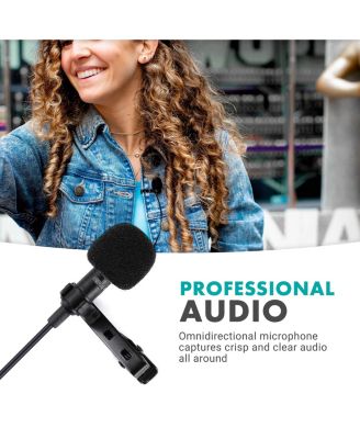 WMIC50 2.4GHz Wireless Lavalier Microphone System for Cameras