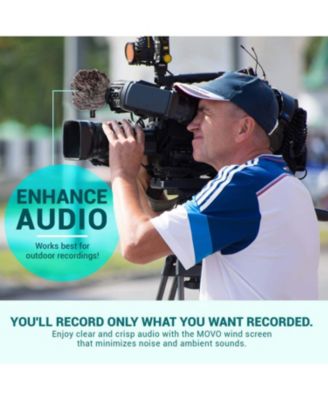 WS-G9 Furry Outdoor Microphone Windscreen Muff for Portable Digital Recorders up to 3 X 1.5"