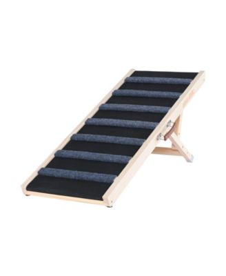 Adjustable Wooden Folding Pet Ramp, 39.3"