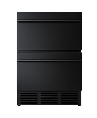 23.4-in W 150-Can Capacity Built-in/Freestanding Beverage Refrigerator in Black
