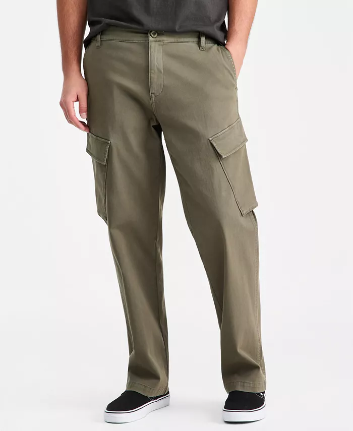Men's Cotton-Blend Angled Cargo Pants - thumbnail 4