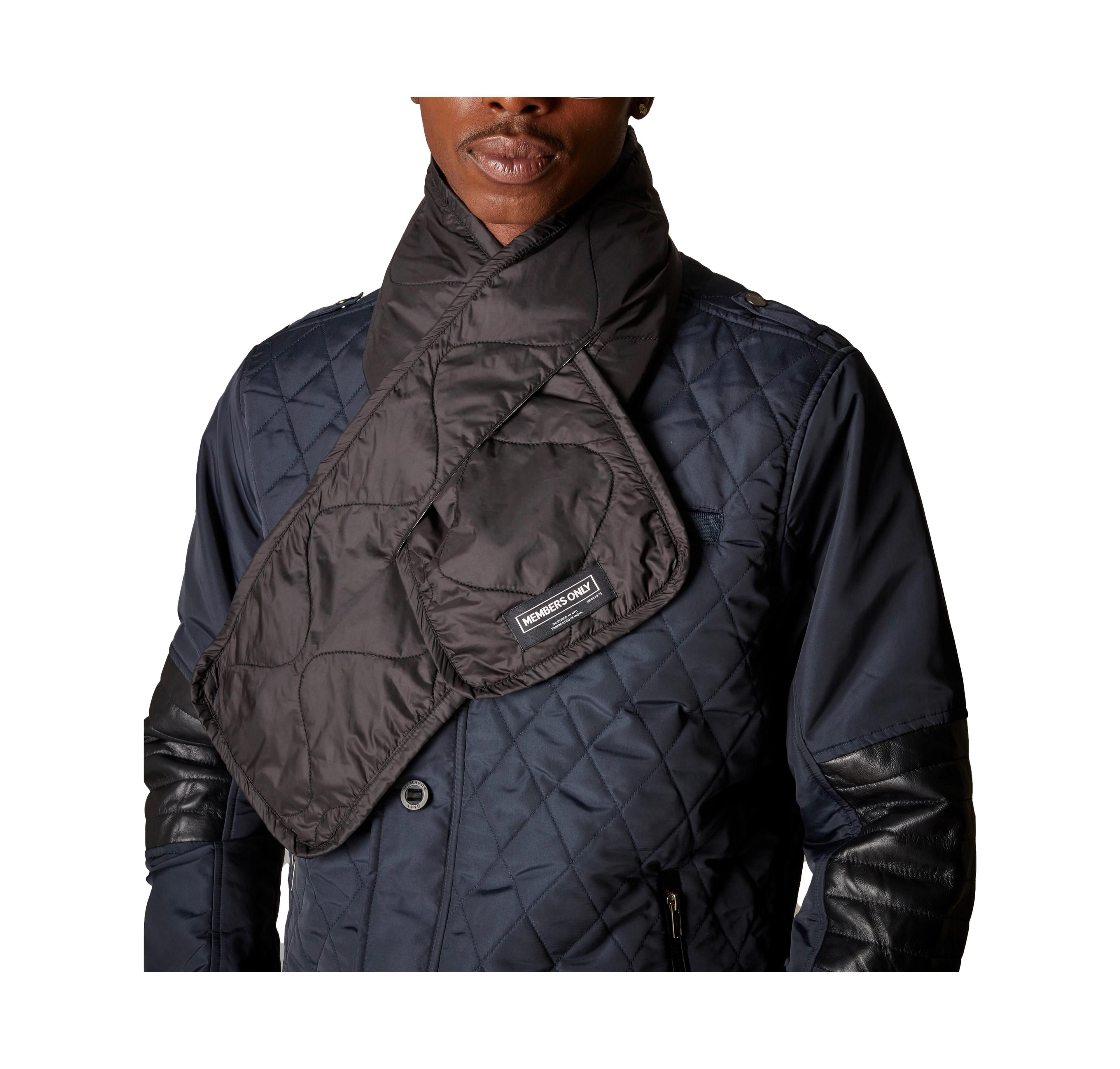 Members Only Men's Quilted Scarf