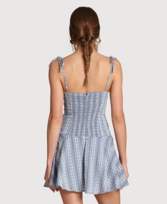 Women's Drop Waist Mini Dress