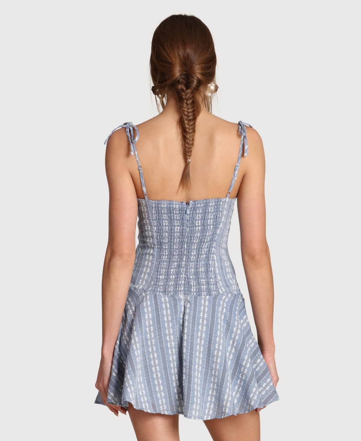 Avec Les Filles Women's Drop Waist Mini Dress