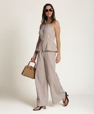 Women's Twofer Square Neck Jumpsuit