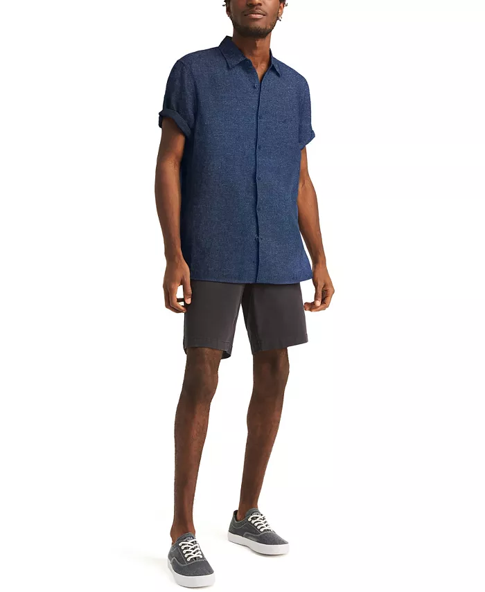 Men's Short-Sleeve Linen Shirt - thumbnail 2