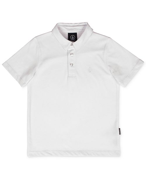 Boys white polo
