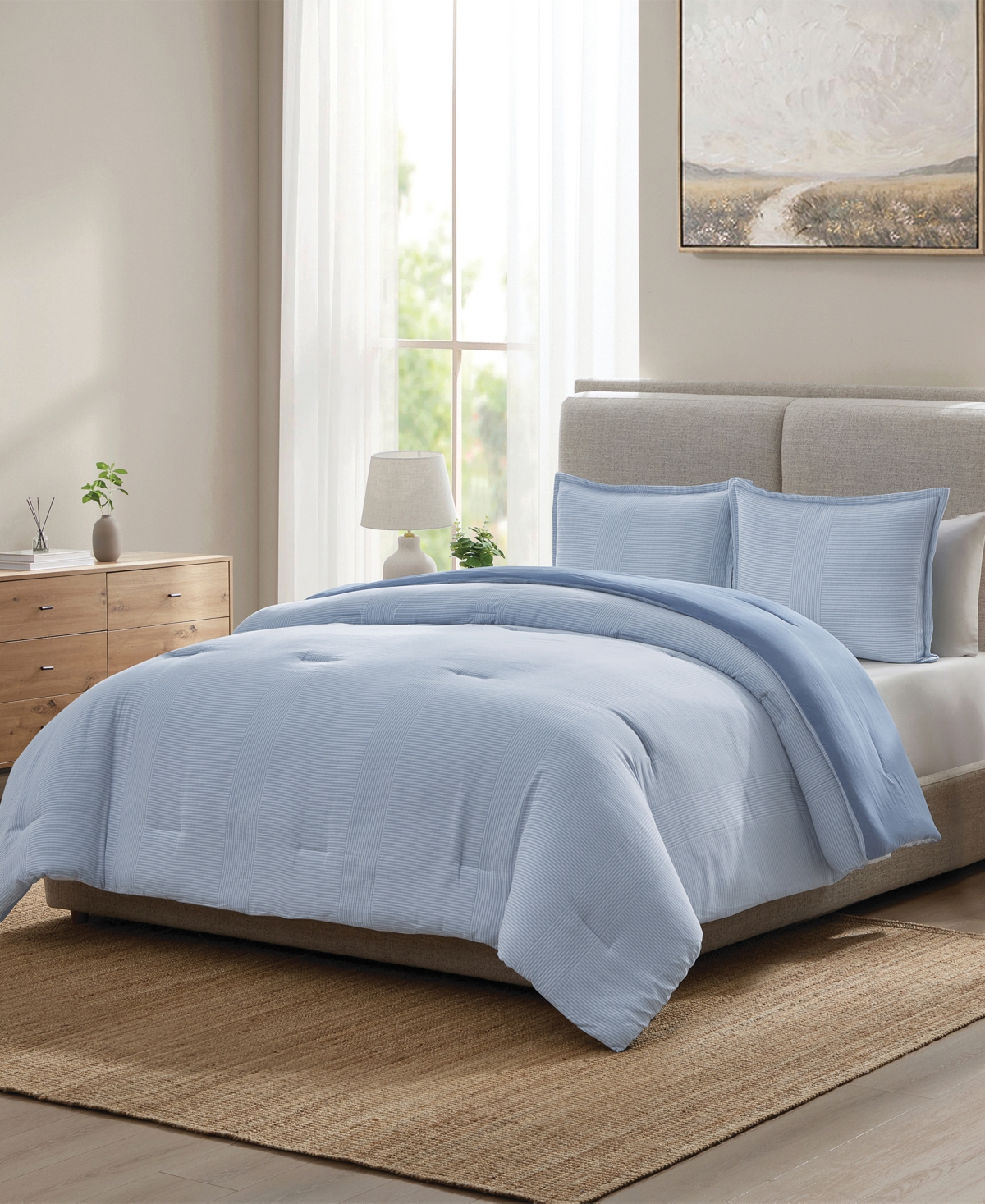 Becki Owens Ryan Stripe 3-Pc. Comforter Set