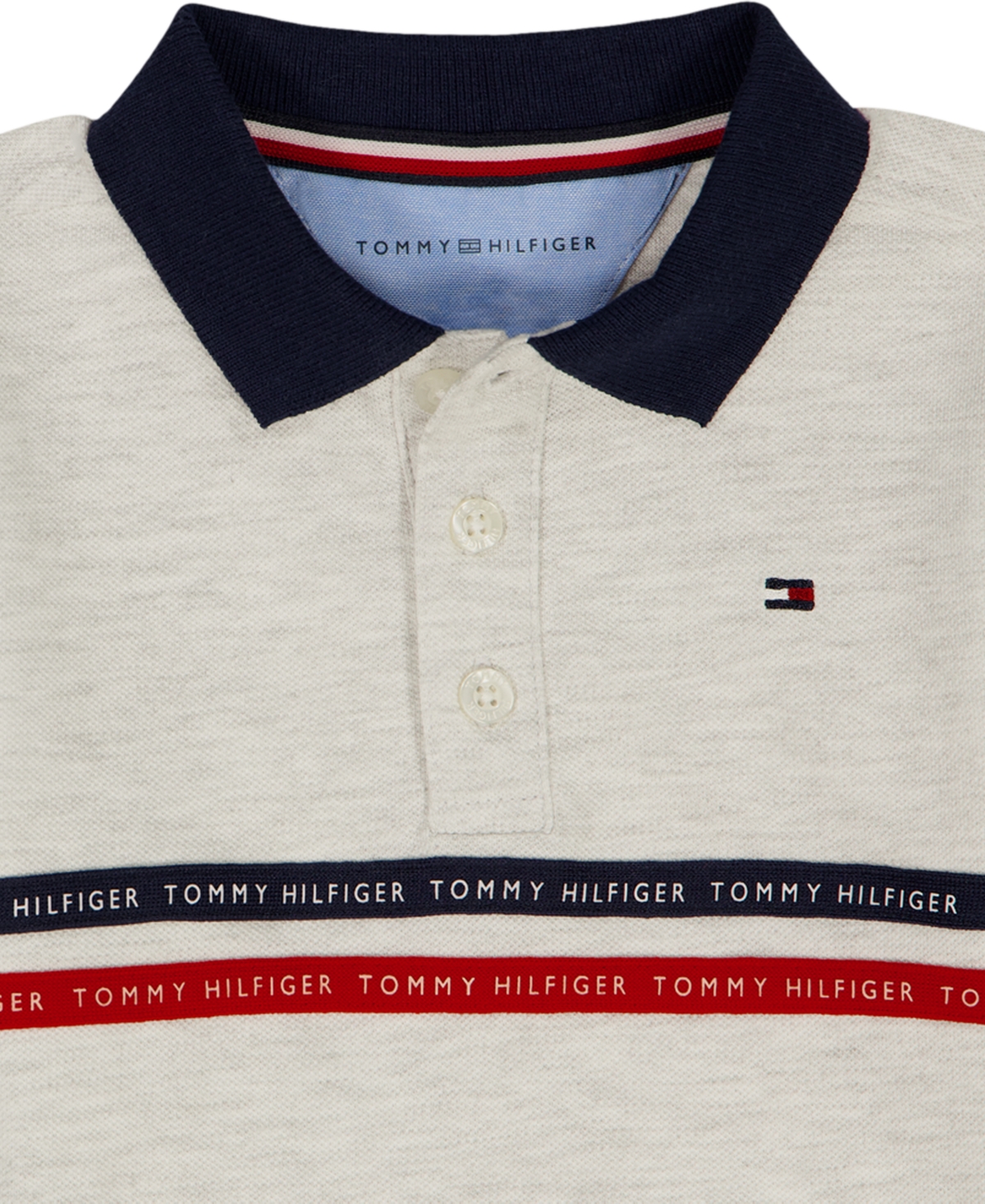 Tommy Hilfiger Boys' 2T-7 Polo Collar Shirt and Shorts, 2-Piece Set